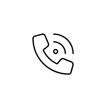 Telefon Icon Grauer Hintergrund Schwarze Konturen
